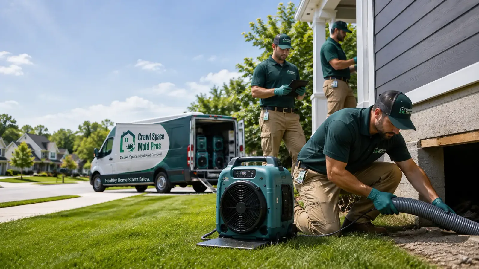 Crawl Space Mold Removal in Brownsville, MN